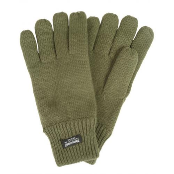 Перчатки вязаные зимние Thinsulate Sturm Mil-Tec Olive 2XL (Олива) Тактический