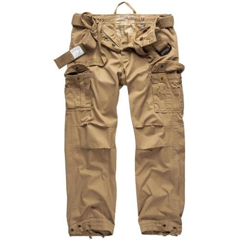 Штаны SURPLUS PREMIUM VINTAGE TROUSERS Surplus Raw Vintage Beige, XL (Бежевый) Тактические