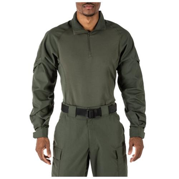 Сорочка под бронежилет 5.11 Tactical Rapid Assault Shirt 5.11 Tactical TDU Green, XS (Зеленый) Тактическая