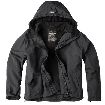 Куртка Surplus Zipper Windbreaker Raw Vintage Black 5XL (Черный)