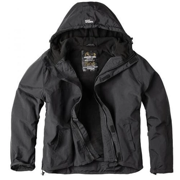 Куртка Surplus Zipper Windbreaker Raw Vintage Black XL (Черный) Тактическая
