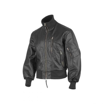 Куртка кожаная Бундесвер Sturm Mil-Tec Black 58 (Черный)