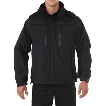 Куртка Valiant Duty Jacket 5.11 Tactical Black 3XL (Черный) Тактическая