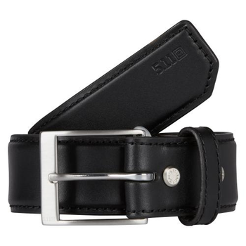 Пояс шкіряний 5.11 Tactical Leather Casual Belt 5.11 Tactical Black XL (Чорний)