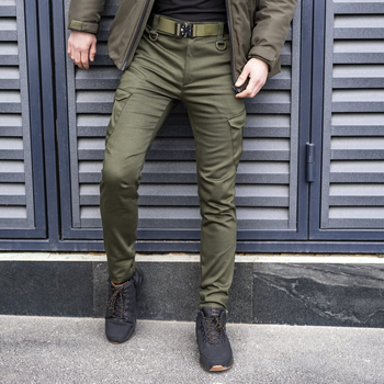 Брюки-карго Pobedov trousers Tactical ЗИМА Хаки S PNcr1 424Skh