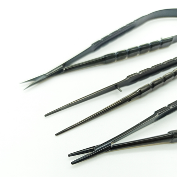 Набір інструментів для мікрохірургії Castroviejo Голкотримач 16 см+ Пінцет 16 см + Ножиці 16 см