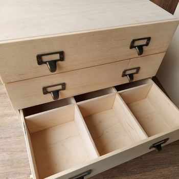 Аптечка Wooden Organizer для дому, з роздільниками, 300*300*300 мм