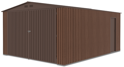 Металевий гараж HARDMAISTER Kingston 380x480 Walnut 000346