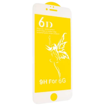 Защитное стекло Triplex 6D Premium для iPhone 6, 6S white с полной проклейкой экрана