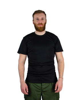 Тактическая футболка кулмакс черная Military Manufactory 1404 S (46)