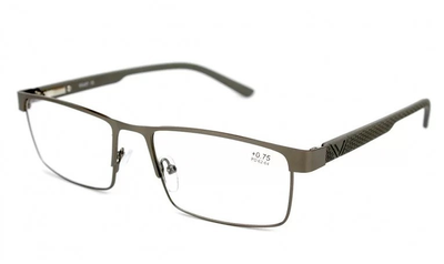 Чоловічі металеві окуляри для зору , окуляри для далечі , окуляри з діоптріями -1.75