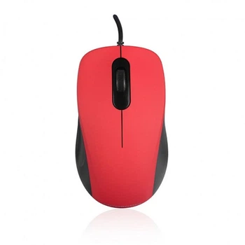 Мышка Modecom MC-M10S проволочная 3кн 1000 dpi Silent красная