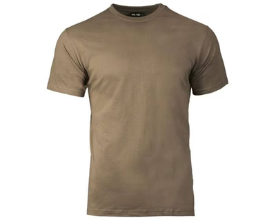 Тактична чоловіча футболка Mil-Tec Stone - Coyote Brown Розмір M