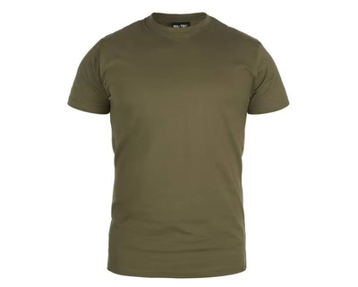 Тактическая мужская футболка Mil-Tec Stone - Серо-оливковая Размер M