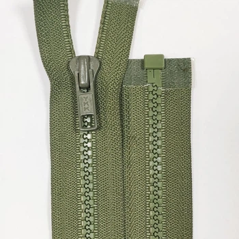 Тракторная молния 6 YKK, светлый хаки, 400