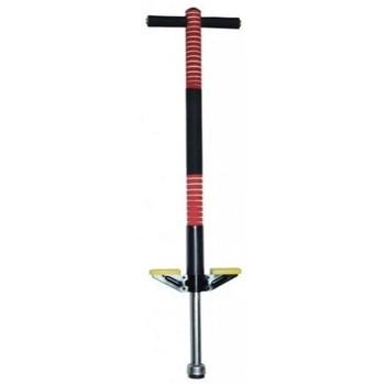 Джампер Пого Стик Pogo Stick (Кузнечик) детский Черно-красный, палка-прыгалка