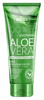 Многофункциональный гель для лица и тела - Revers INelia 99% Soothing Aloe Vera Gel 250ml (1017425-21871235)