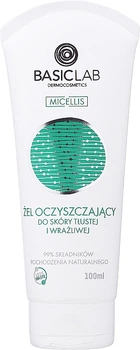 Очищающий гель для жирной и чувствительной кожи - BasicLab Dermocosmetics Micellis (751997-20617)