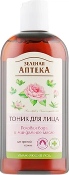 Тонік для обличчя "Рожева вода та мигдальне масло" - Зелена Аптека 200ml (60781-3088)