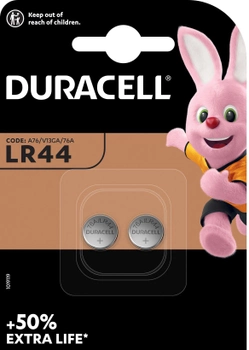 Щелочная батарейка Duracell Specialty 1.5 В LR44 76A / A76 / V13GA 2 шт (5000394504424)