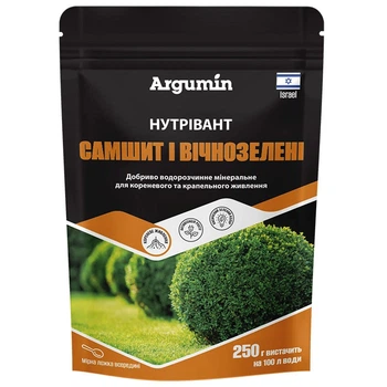 Удобрение Нутривант Самшит и вечнозеленые, 250 гр, Argumin