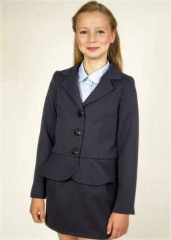 Шкільний піджак для дівчинки синій 134р Арт. 2008