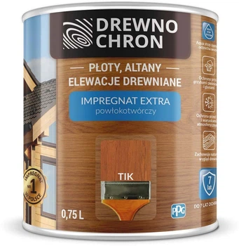 Плівкоутворювальне просочення Drewnochron Impregnat Extra Тик 0.75 л (DN-364397)