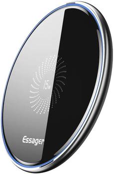 Бездротовий зарядний пристрій Essager Desktop QI Magnetic Wireless Phone Charger 15W Black (EWXZMX-JMB01)