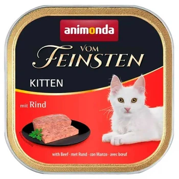 Вологий корм з яловичиною для кошенят (паштет) Animonda Vom Feinsten Kitten with Beef 100 г (4017721832205)