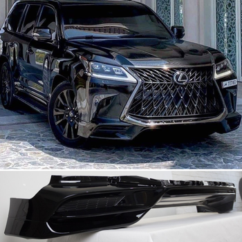 Обвес юбка переднего бампера TRD Lexus LX 570 2016-2022 KINDLE для Lexus LX 570 2015- (1010)