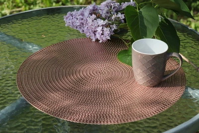 Підставка під тарілки сервірувальна серветка кругла MyKіtchen d-38 см Bronze