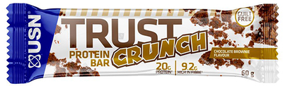Baton białkowy USN Trust Crunch 60 g Chocolate Brownie (6009544924647)