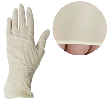 Перчатки латексные без талька Medicom Safe Touch размер S 100 шт (1123В) (0123951)