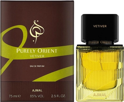 Woda perfumowana unisex Ajmal Purely Orient Vetiver 75 ml (6293708011025)
