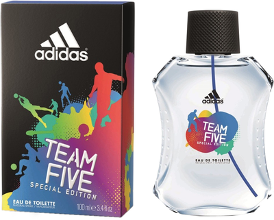Woda toaletowa męska Adidas Team Five Special Edition 100 ml (3607346551035)