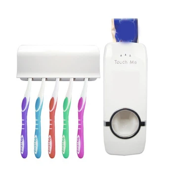 Держатель для зубных щеток Toothpaste Dispenser с дозатором Refurbished