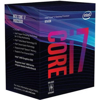 Процессор Intel Core i7 8700 LGA 1151 v2 (BX80684I78700) Б/У