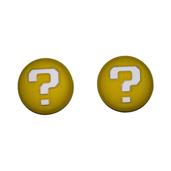 Силиконовые накладки на стики Yellow Question для Nintendo Switch (2шт.) [382252704]