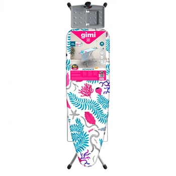 Доска гладильная с подставкой для утюга Gimi Advance 100 122x38 см (Coral Turquoise)