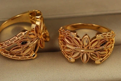 Кольцо Xuping Jewelry магия востока р 18 золотистое