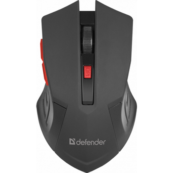 Мышка Defender Accura MM-275 беспроводная 6кн 1600 dpi красный