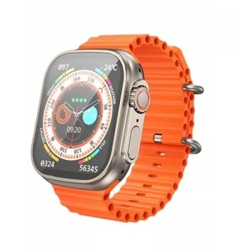 Умные смарт часы Borofone BD3 Ultra 49mm Smart Watch смарт-часы с функцией звонка украинское меню серебристые