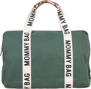 Сумка Childhome Mommy Bag Signature Canvas Green (CWMBBSCGR)