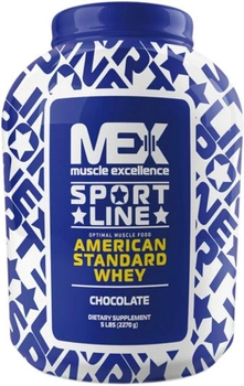 Białko MEX American Standard Whey New 2270 g Jar Vanilla (34659081462)