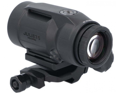 Збільшувач Sig Sauer Optics 5x Juliet5-Micro 5 x 24 мм Push-Button Mount With Spacers Чорний (SOJ5M001)