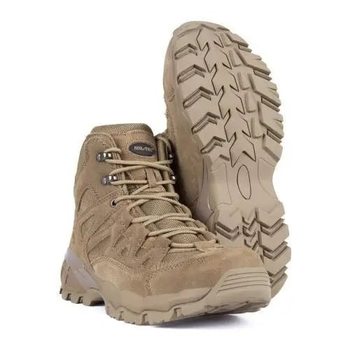 Ботинки мужские армейские Mil-Tec Trooper Squad Койот 41 размер надежная и функциональная обувь для профессиональных задач комбинация комфорта
