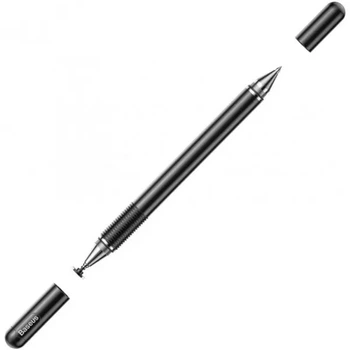 Стилус универсальный Baseus Cudgel Stylus Pen 2in1 Стилус с шариковой ручкой (ACPCL-01) Black