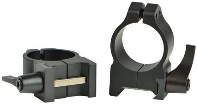 Кольца быстросъмные Warne Maxima Quick Detach Ring. d - 25.4 мм. Medium. Weaver/Picatinny