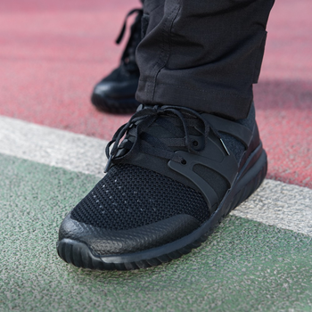 Чоловічі літні тактичні кросівки M-Tac розмір 41 (26,5 см) Чорний (Trainer Pro Vent Black)