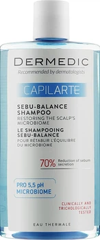 Восстанавливающий шампунь для волос - Dermedic Capilarte Sebu-Balance Shampoo 300ml (956987-121447)